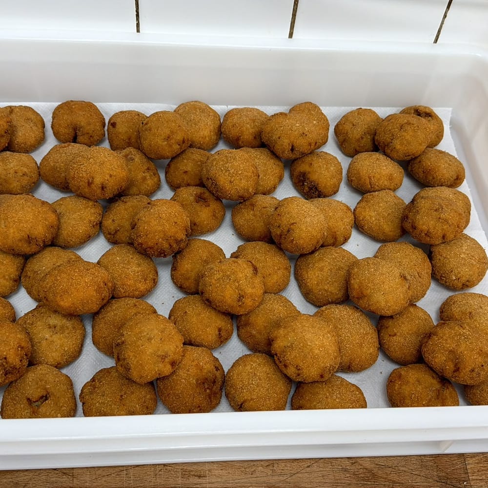 Domácí mini karbanátky po vysmažení